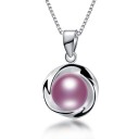 Ladies' Necklace with Pearl D735 3