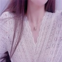 Ladies' Necklace with Pendant D197 6