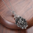 Ladies' Necklace with Pendant D384 2