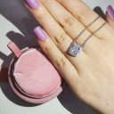 Ladies' Necklace with Pendant D417 33