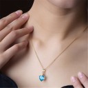 Ladies' Necklace with Pendant D438 6