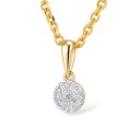 Ladies' Necklace with Pendant D589 1
