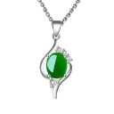 Ladies' Necklace with Pendant D628 1