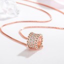 Ladies' Necklace with Pendant D681 3