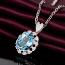 Ladies' Necklace with Pendant D718 1