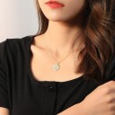 Ladies' Necklace with Pendant G490 22