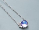 Ladies' Necklace with Rainbow Zircon 4