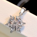 Ladies' Necklace with Snowflake D516 3