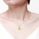 Ladies' Necklace with Snowflake D799 3