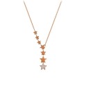 Ladies' Necklace with Stars D381 3