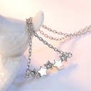 Ladies' Necklace with Stars D598 3