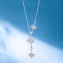 Ladies' Necklace with Stars M122 2