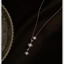 Ladies' Necklace with Stars M122 4