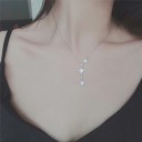 Ladies' Necklace with Stars M122 5