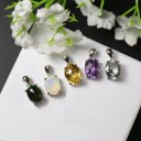 Ladies' Necklace with Stone D777 8