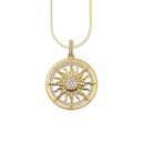 Ladies' Necklace with Sun in Circle G563 1