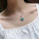 Ladies' Necklace with Tourmaline 2