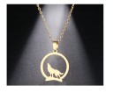 Ladies' Necklace with Wolf 2