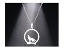 Ladies' Necklace with Wolf 1