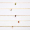 Ladies' Necklace with Zircon G635 7