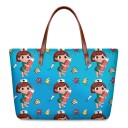Ladies' Neoprene Bag with Nurse Print 39 x 29 x 11.5 cm Spacious Bag with Brown Handles Gift for Nurses 3