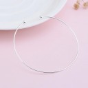 Ladies' Open Bangle with Beads P175 1