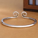Ladies' Open Bangle with Spiral P50 5