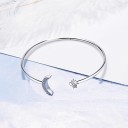 Ladies' Open Bracelet with Moon 4