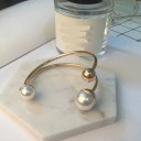 Ladies' Open Bracelet with Pearls H640 4