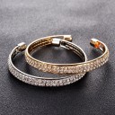 Ladies Open Bracelet with Stones H492 5