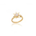 Ladies' Open Ring Adjustable Size Sun Decoration Elegant Anti-Stress Ring Simple Fashion Jewellery for Everyday Wear 2
