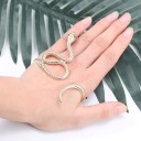 Ladies Open Snake Bracelet H374 8