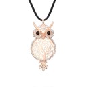 Ladies' Owl Necklace D282 4