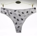 Ladies' Panties with Paw Prints - 5 Pieces 7