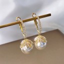 Ladies' Pearl Earrings j153 8