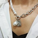 Ladies' Pearl Necklace D28 4