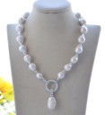 Ladies' Pearl Necklace D829 3