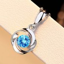 Ladies' Pendant Blue Stone 2