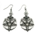 Ladies' Pentagram Drop Earrings 2