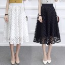 Ladies' Perforated Skirt with Underskirt 7