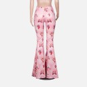 Ladies' Pink Trousers with Butterflies 3