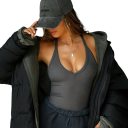 Ladies' Plain Vest Top V-Neck Thin Straps Polyester Cotton Lightweight Comfortable Summer Top for Everyday Wear 7