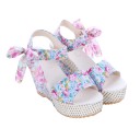 Ladies' Platform Sandals with Flowers 6