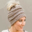 Ladies' Ponytail Beanie J491 25