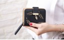 Ladies' Practical Wallet with Leaf Print J795 6