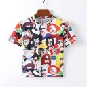 Ladies' Printed T-Shirt A997 11