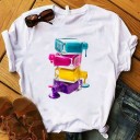 Ladies' Printed T-Shirt B80 4