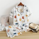 Ladies' Pyjamas with Cats P2722 1