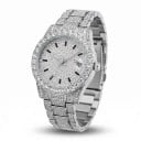 Ladies' Quartz Watch Uniguet Sparkling with Stones and Date Water Resistant 30 m Diameter 34 mm Stainless Steel Steel Bracelet For Work 4