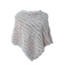 Ladies' Rabbit Fur Poncho P2256 11
